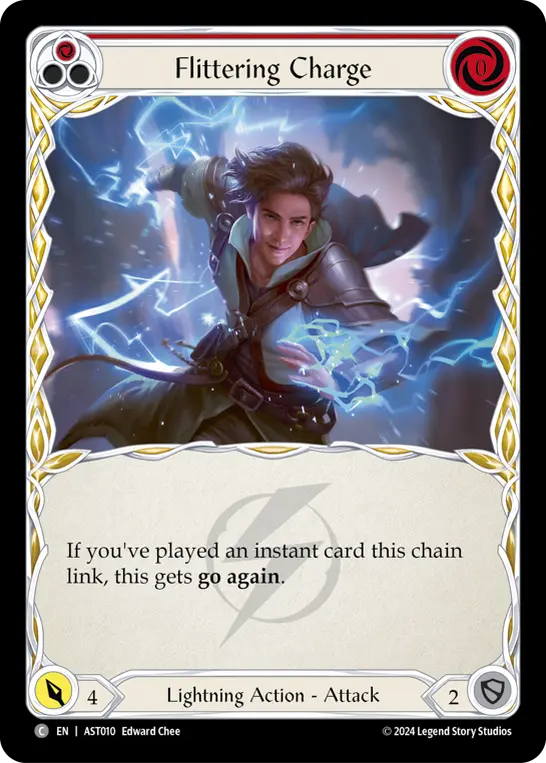 Flittering Charge card image, pitch 1