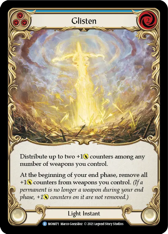 Glisten card image, pitch 3