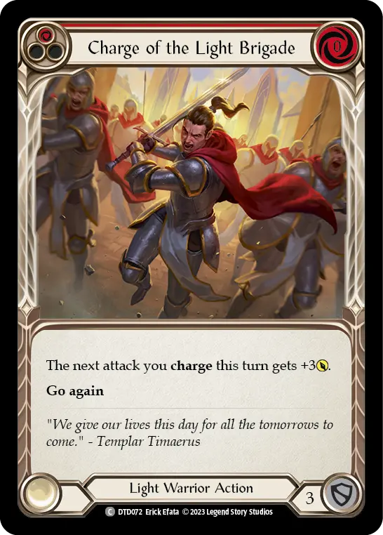 Charge of the Light Brigade card image, pitch 1