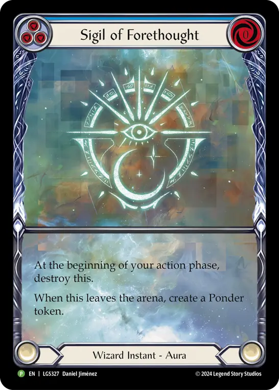Sigil of Forethought card image, pitch 3