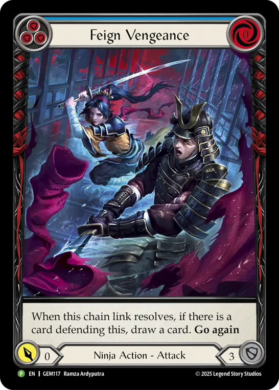 Feign Vengeance card image, pitch 3