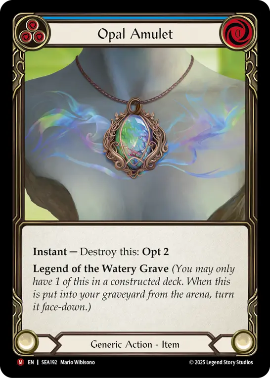 Opal Amulet card image, pitch 3