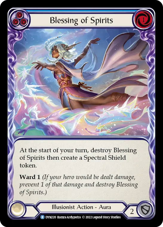Blessing of Spirits card image, pitch 3