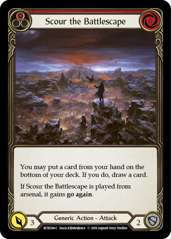 Scour the Battlescape card image, pitch 1