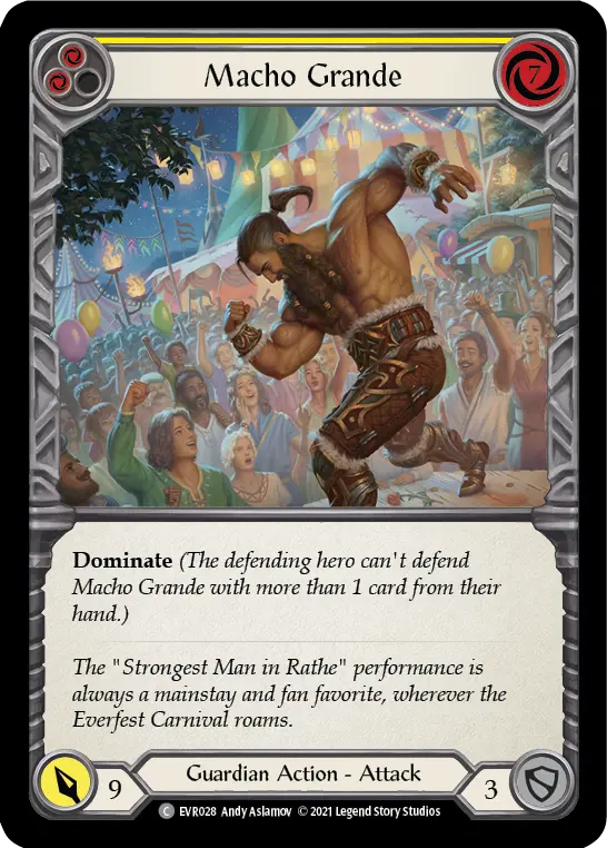 Macho Grande card image, pitch 2