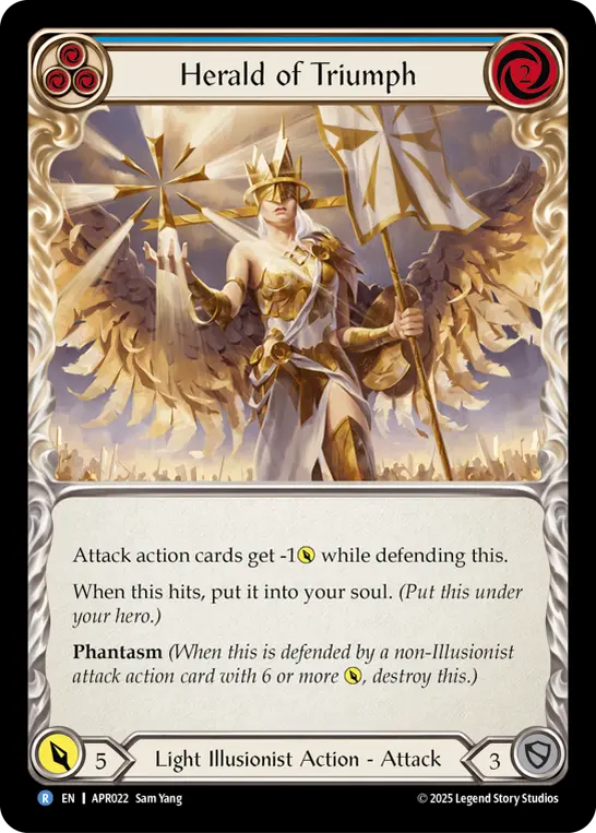 Herald of Triumph card image, pitch 3