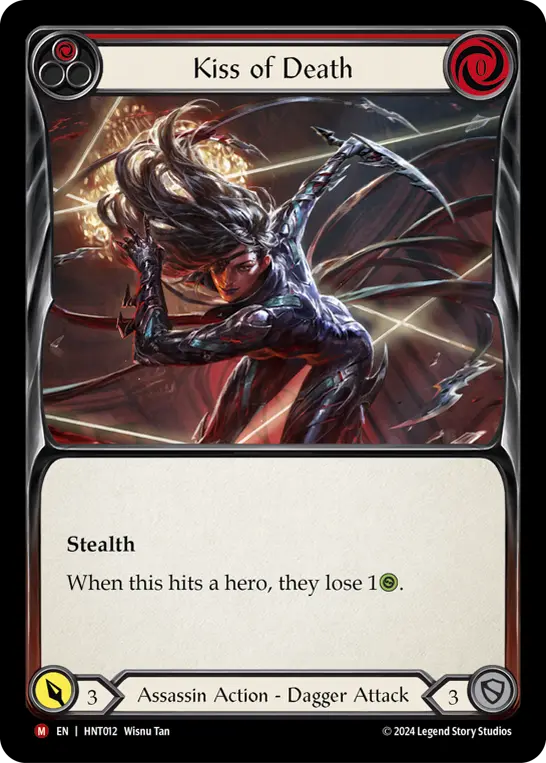 Kiss of Death card image, pitch 1