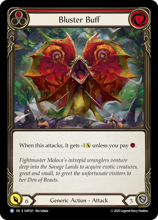 Bluster Buff card image, pitch 1