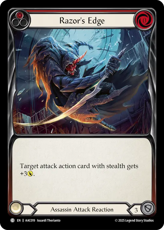 Razor's Edge card image, pitch 1