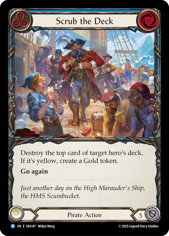 Scrub the Deck card image, pitch 3
