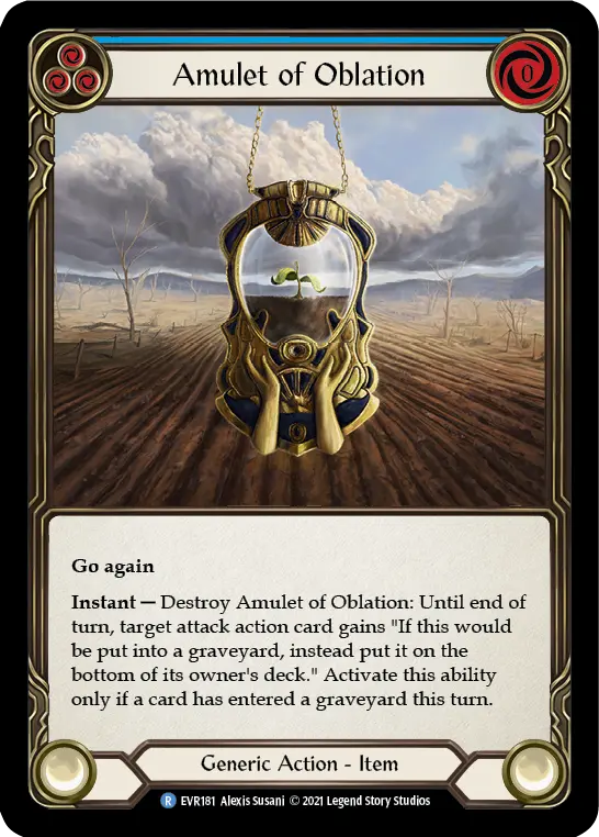 Amulet of Oblation card image, pitch 3