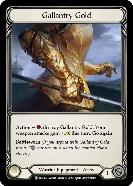 Gallantry Gold card image