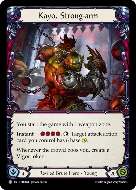 Kayo, Strong-arm card image
