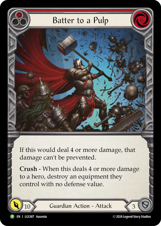 Batter to a Pulp card image, pitch 1
