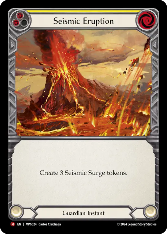 Seismic Eruption card image, pitch 2
