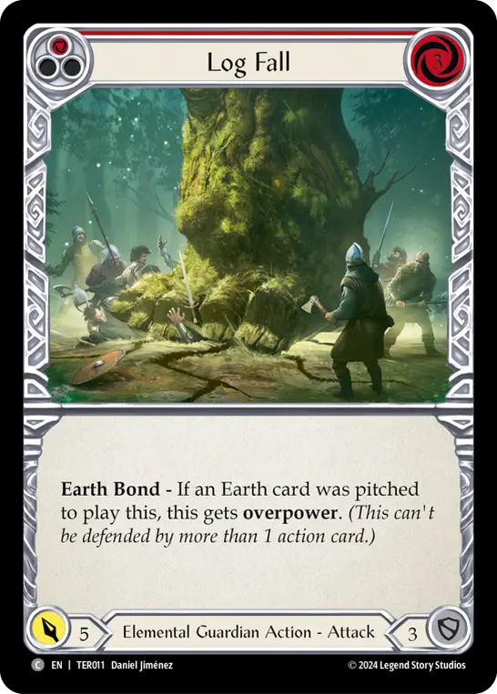 Log Fall card image, pitch 1