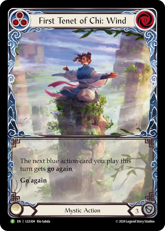 First Tenet of Chi: Wind card image, pitch 3