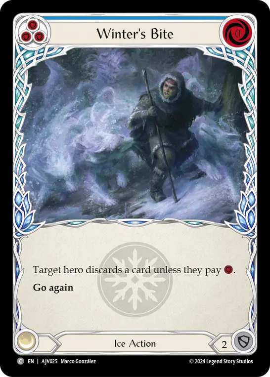Winter's Bite card image, pitch 3