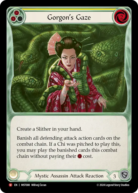 Gorgon's Gaze card image, pitch 2