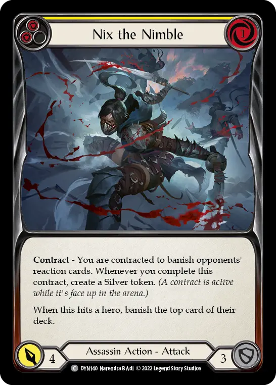 Nix the Nimble card image, pitch 2