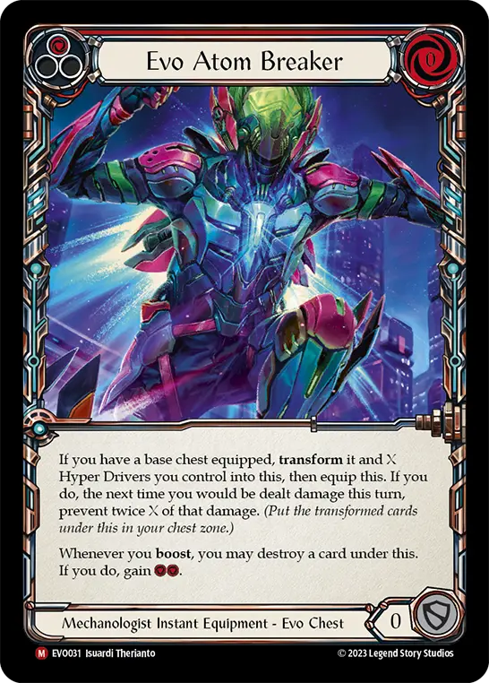 Evo Atom Breaker card image, pitch 1