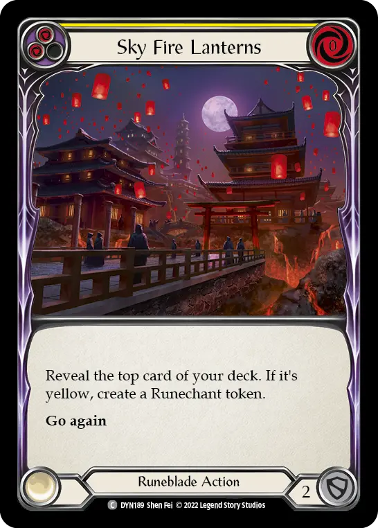 Sky Fire Lanterns card image, pitch 2