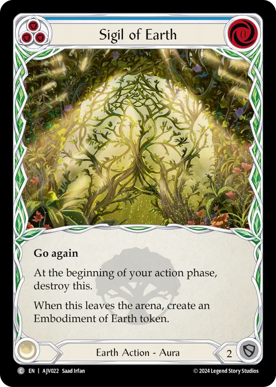 Sigil of Earth card image, pitch 3