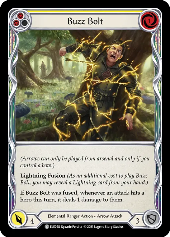 Buzz Bolt card image, pitch 2