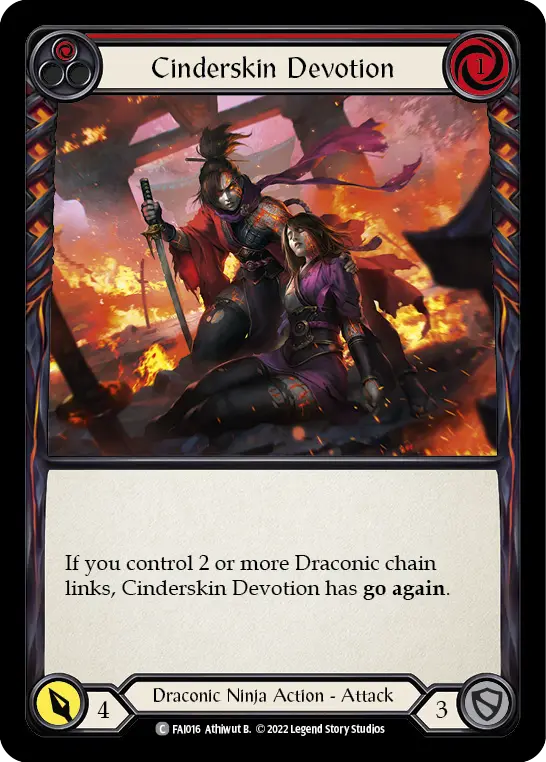 Cinderskin Devotion card image, pitch 1