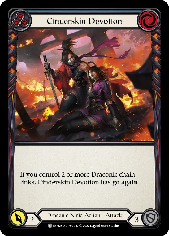Cinderskin Devotion card image, pitch 3