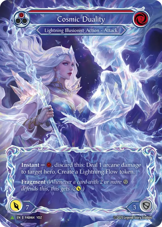 Cosmic Duality card image, pitch 1