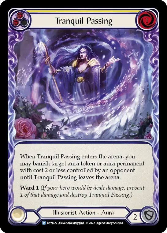 Tranquil Passing card image, pitch 2