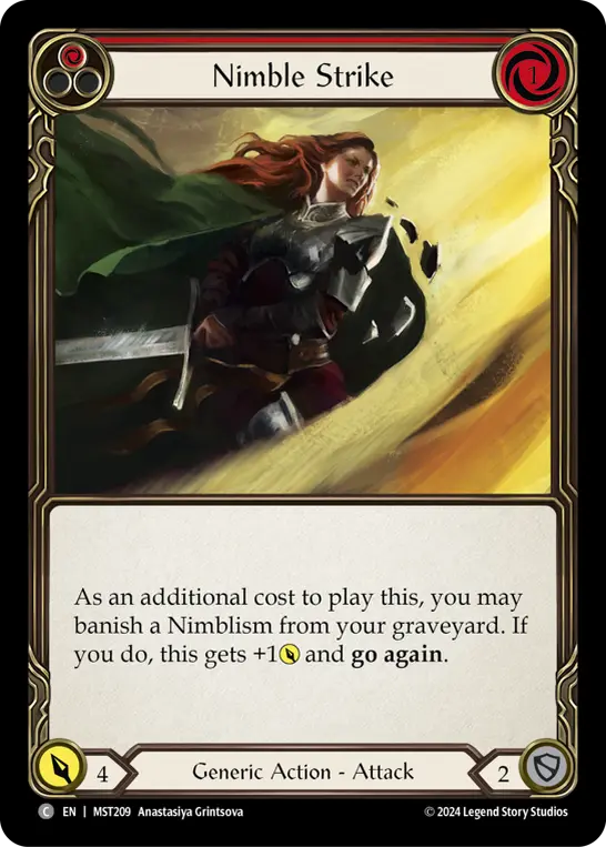 Nimble Strike card image, pitch 1