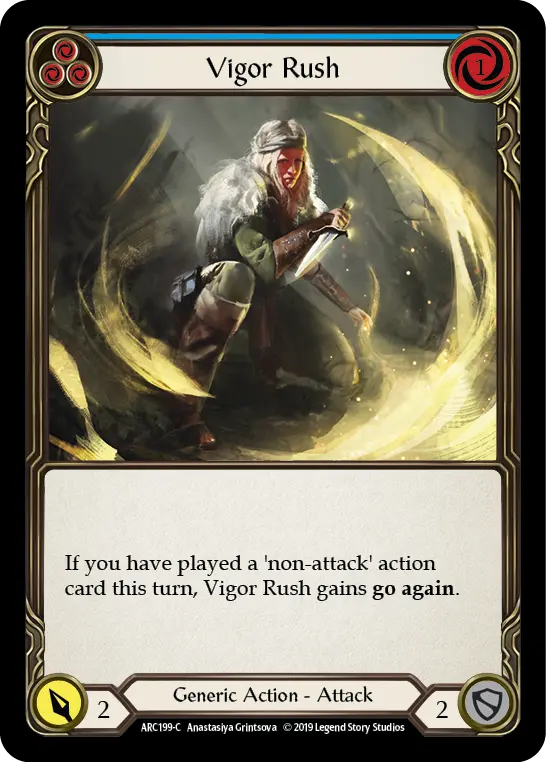 Vigor Rush card image, pitch 3