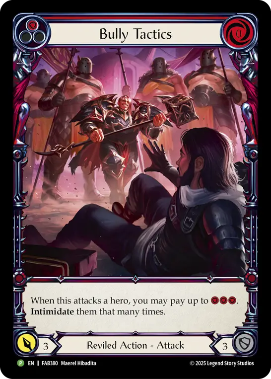 Bully Tactics card image, pitch 1