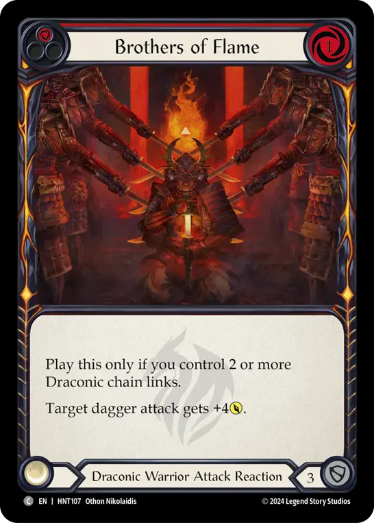Brothers of Flame card image, pitch 1