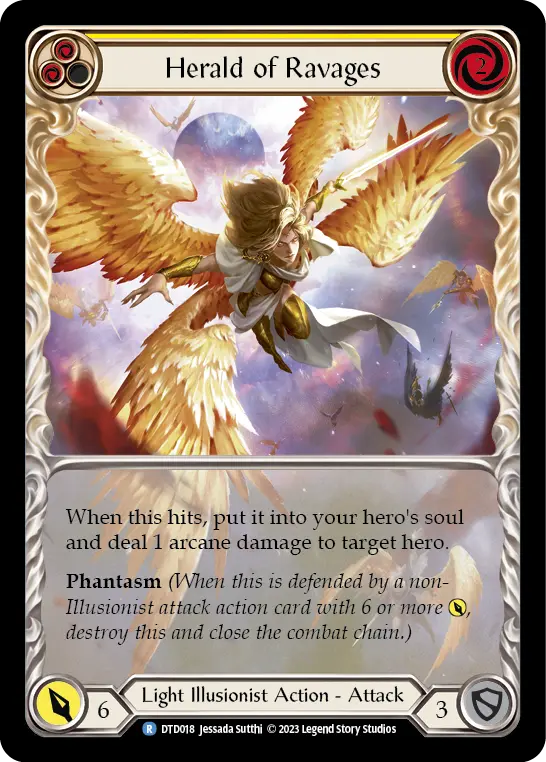Herald of Ravages card image, pitch 2