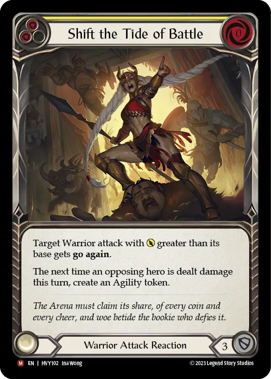 Shift the Tide of Battle card image, pitch 2
