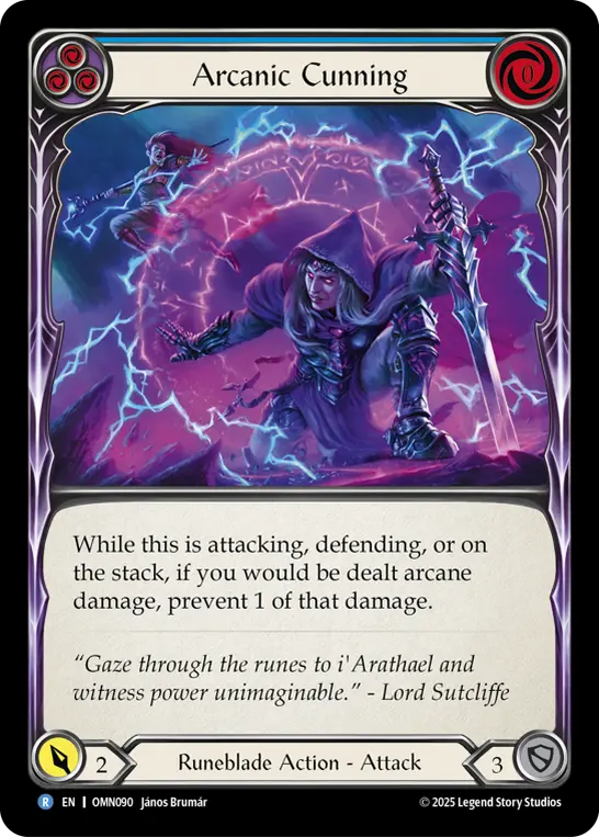 Arcanic Cunning card image, pitch 3