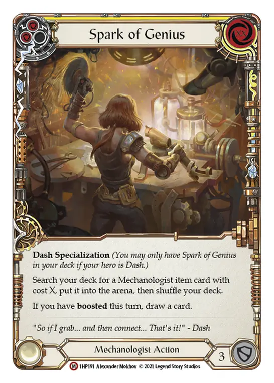 Spark of Genius card image, pitch 2