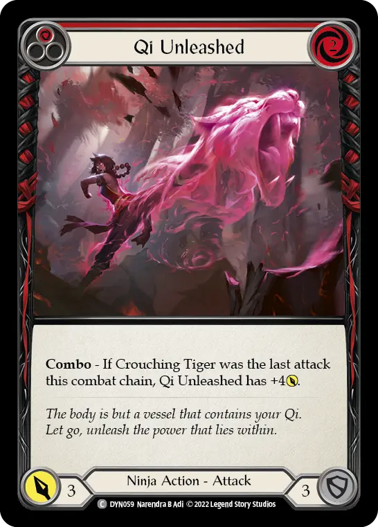 Qi Unleashed card image, pitch 1