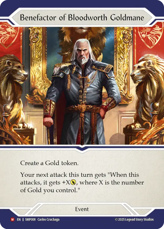 Benefactor of Bloodworth Goldmane card image