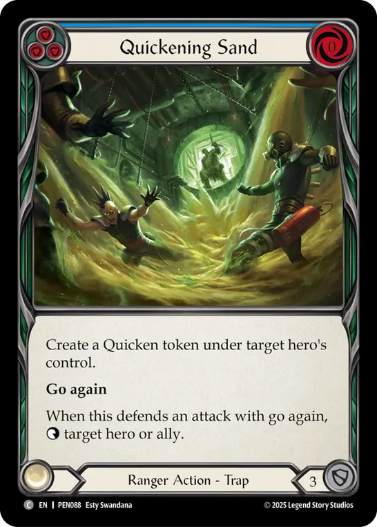 Quickening Sand card image, pitch 3