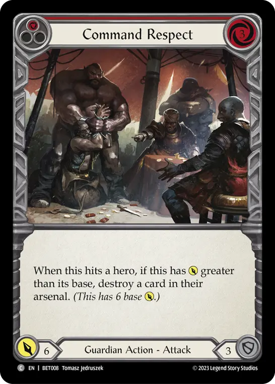 Command Respect card image, pitch 1