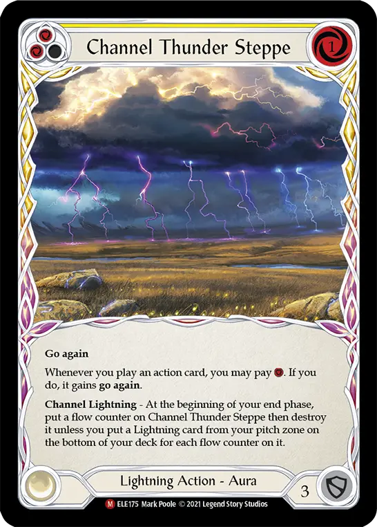 Channel Thunder Steppe card image, pitch 2