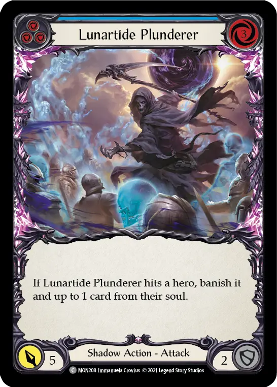 Lunartide Plunderer card image, pitch 3
