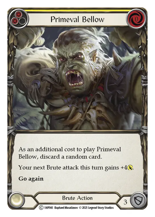 Primeval Bellow card image, pitch 2