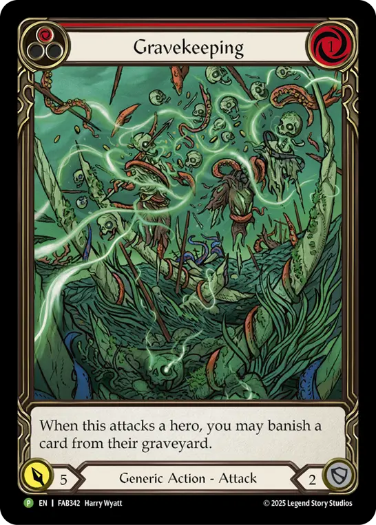 Gravekeeping card image, pitch 1