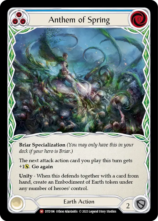 Anthem of Spring card image, pitch 3