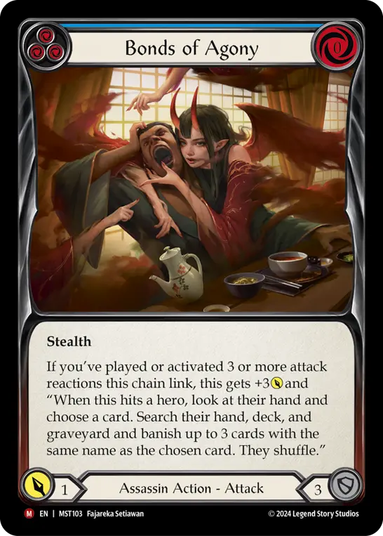 Bonds of Agony card image, pitch 3